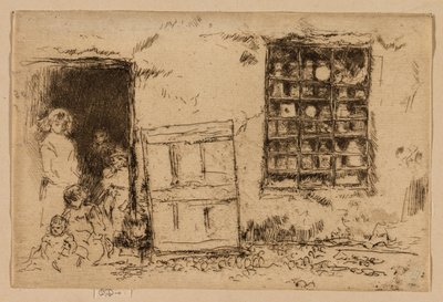 De Dorps Snoepwinkel door James Abbott McNeill Whistler