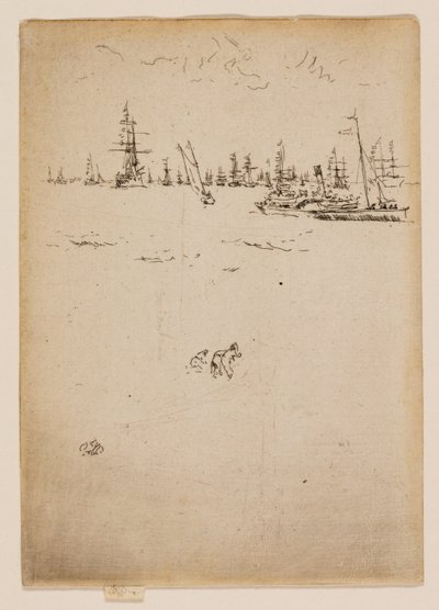 De bezoekersboot door James McNeill Whistler