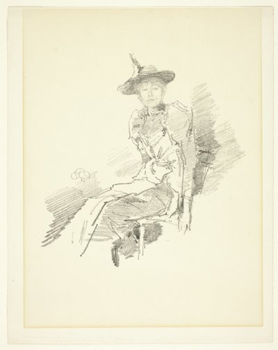 De gevleugelde hoed door James Abbott McNeill Whistler