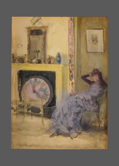 De gele kamer door James McNeill Whistler