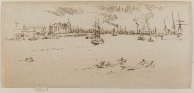 Tilbury door James Abbott McNeill Whistler