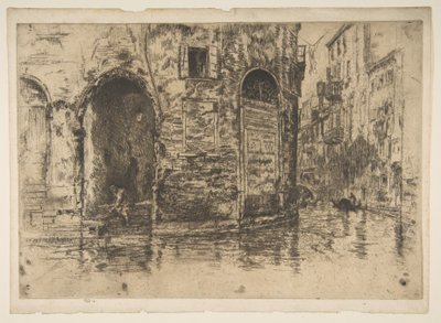 Twee deuropeningen door James McNeill Whistler