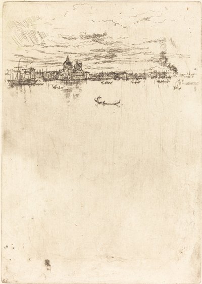 Staand Venetië door James Abbott McNeill Whistler