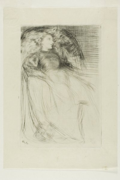 Vermoeid door James Abbott McNeill Whistler