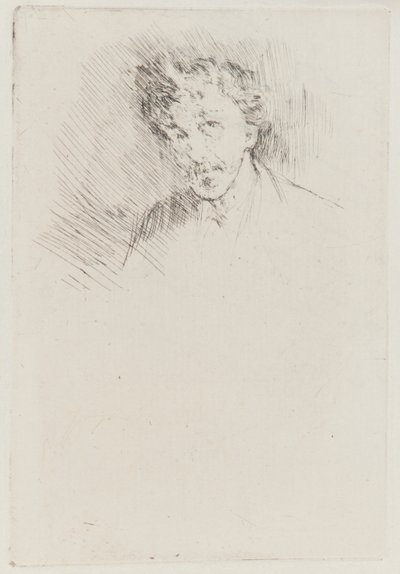 Whistler met de witte lok door James Abbott McNeill Whistler