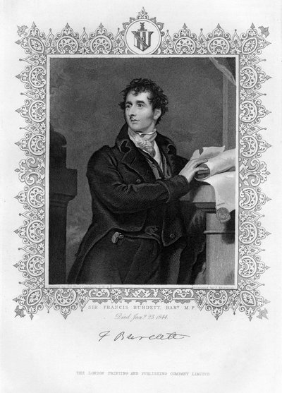 Sir Francis Burdett 1770-1844, Engelse hervormingspoliticus, 19e eeuw door James Morrison