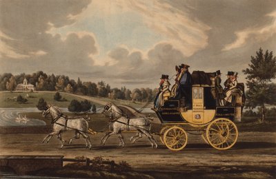De Birmingham Wonder Stage Coach door James Pollard