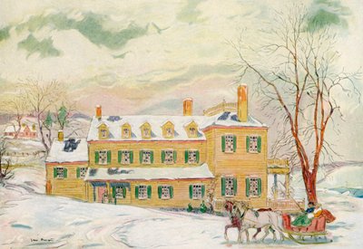 Het Kendall-huis, Virginia, VS, 18e eeuw, 1921 door James Preston