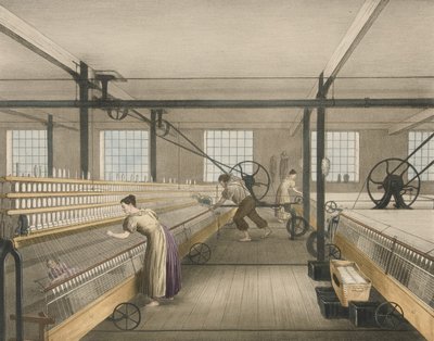 Spinnen, Voortgang van Katoen Nr. 6 door James Richard Barfoot