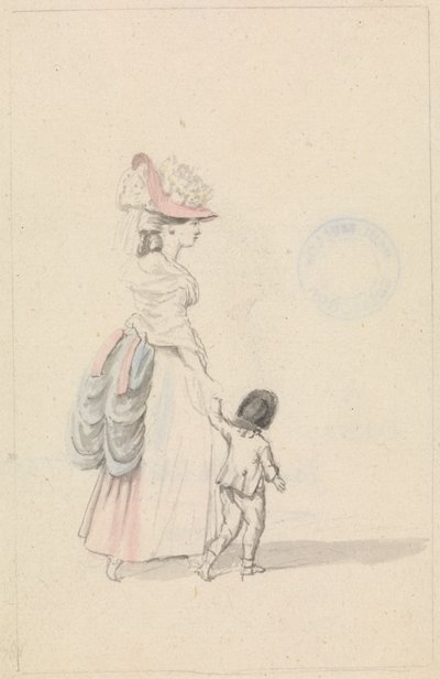Vrouw en kind door James Roberts