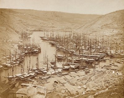 Haven van Balaklava, noordwaarts kijkend door James Robertson