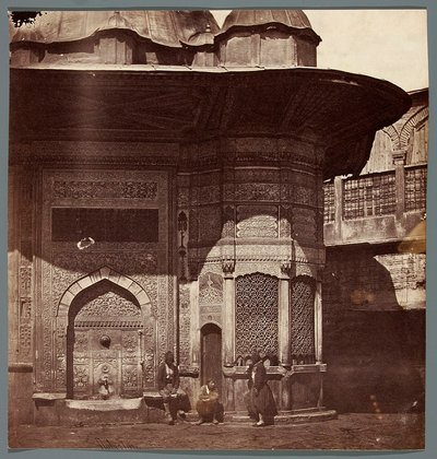 “Fontein van sultan Mahmud” [Istanbul. Fontein van sultan Mahmud] door James Robertson