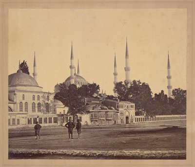Moskee van sultan Ahmed door James Robertson