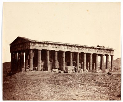 "Tempel van Theseus" [Athene. Theseion - eigenlijk de Tempel van Hephaistos] door James Robertson