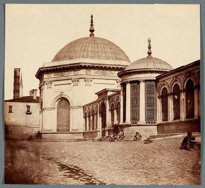 Graf van sultan Mahmud [Istanbul. Graf van sultan Mahmud] door James Robertson
