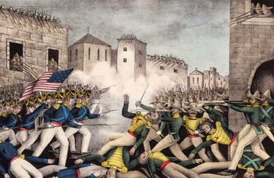 Slag bij Monterrey. Mexicaans-Amerikaanse Oorlog. door James S. Baillie