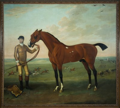 Flying Childers met een stalknecht op Newmarket Heath door James Seymour