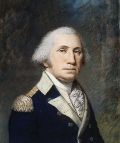 Portret van George Washington, 1796-97 door James Sharples