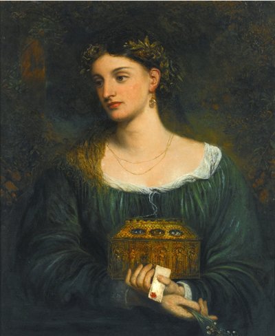 Pandora (Pandore) door James Smetham