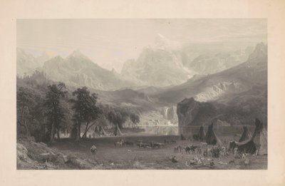 De Rocky Mountains door James Smillie, after Albert Bierstadt
