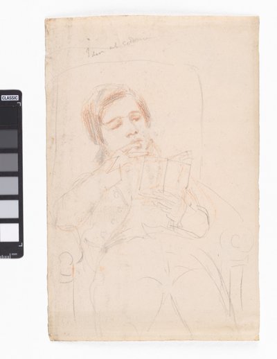 Zonder titel (grafiet  krijt op papier) door James Spedding