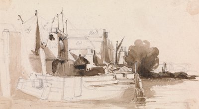 Een Thames-schip door James Stark