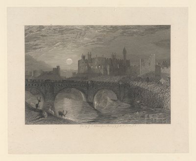 Alnwick Kasteel, Northumberland door James T. Willmore