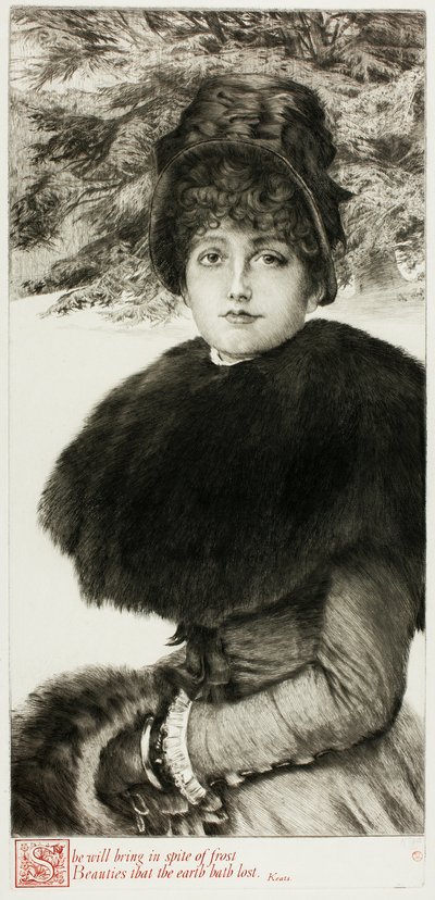 Een wandeling in de sneeuw door James Tissot