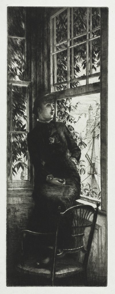 Aan zee door James Tissot