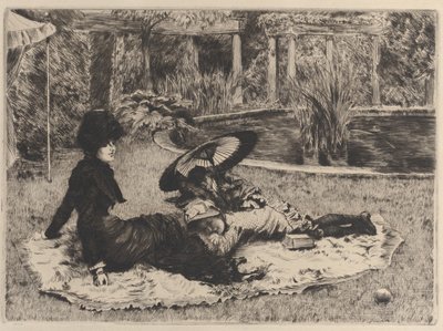 Op het Gras door James Tissot