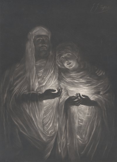 De verschijning, ca. 1885 door James Tissot