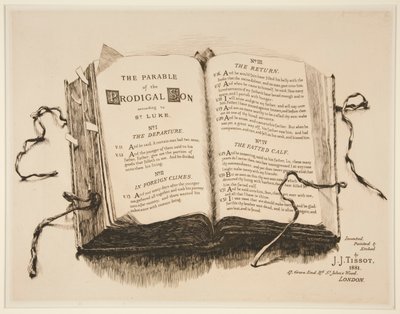 De gelijkenis van de Verloren Zoon - Frontispice door James Tissot