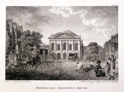 Clerkenwell Green, Finsbury, Londen, 1796 door James Walker