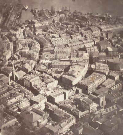 Boston, zoals de Adelaar en de Wilde Gans het Zien, 1860 door James Wallace Black