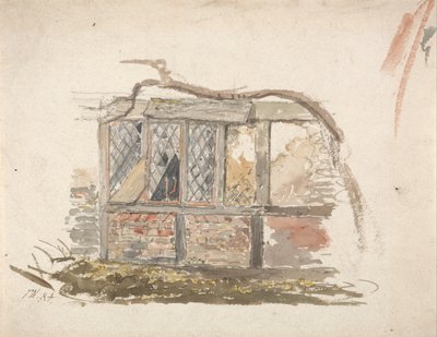 Een Cottage Muur en Venster door James Ward