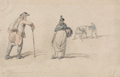 Studies van figuren door James Ward