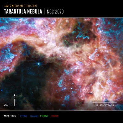 30 Doradus door James Webb Space Telescope (NASA)