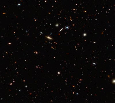 ASPIRE Kosmisch Filament (NIRCam Kompasbeeld) door James Webb Space Telescope (NASA)