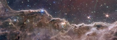 Kosmische Kliffen in de Carina Nevel (NIRCam en MIRI Composiet Beeld) door James Webb Space Telescope (NASA)