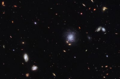 Kilonova en gastheer sterrenstelsel door James Webb Space Telescope (NASA)