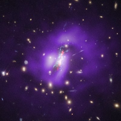 Phoenix-cluster (Hubble, Chandra, VLA) door James Webb Space Telescope (NASA)