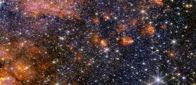 Sagittarius B2 (opname van de NIRCam) door James Webb Space Telescope (NASA)