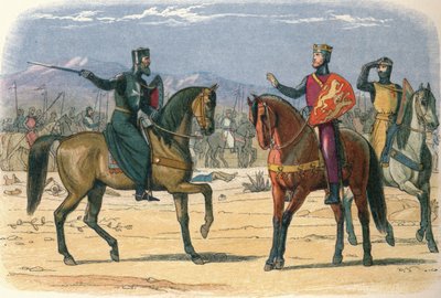 Richard en de Meester van St. John, 1191, 1864 door James William Edmund Doyle