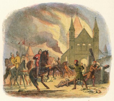 William ontvangt een dodelijke verwonding in Mantes, 1087 door James William Edmund Doyle