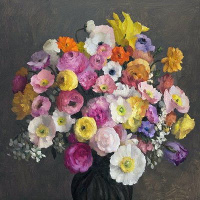 Levendig bloemenboeket door James Zamora