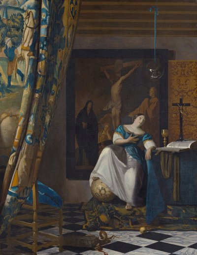 Allegorie van het Geloof, c.1672-74 door Jan (1632 75) Vermeer