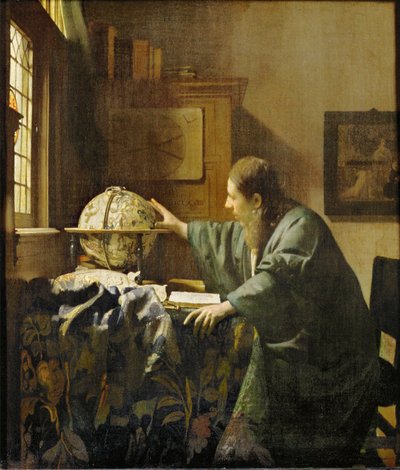 De astronoom ... door Jan (1632-75) Vermeer