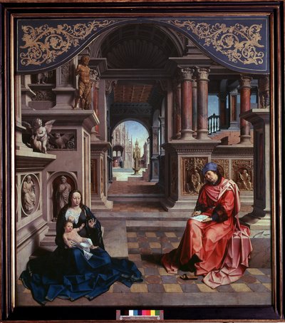 Sint Lucas schildert de Madonna door Jan (c.1472 c.1533) Gossaert