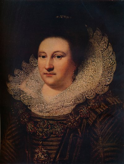 Portret van een dame door Jan Anthonisz van Ravesteyn
