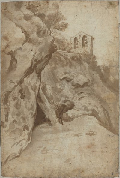 Kerktoren op een Heuvel door Jan Asselijn